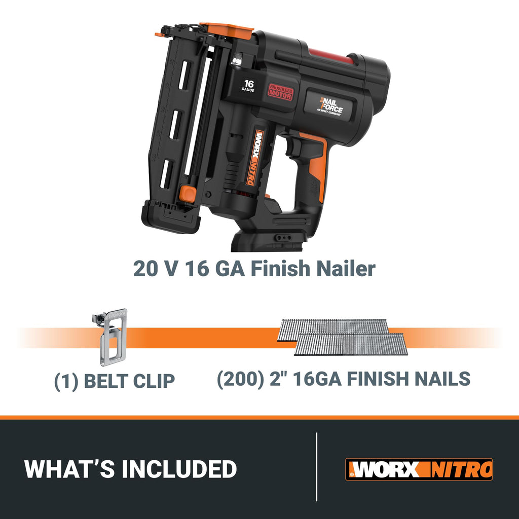 20V 16GA Cordless Finish Nailer S58998
