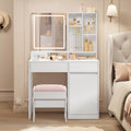 Vanity Desk with Mirror and Lights B1347