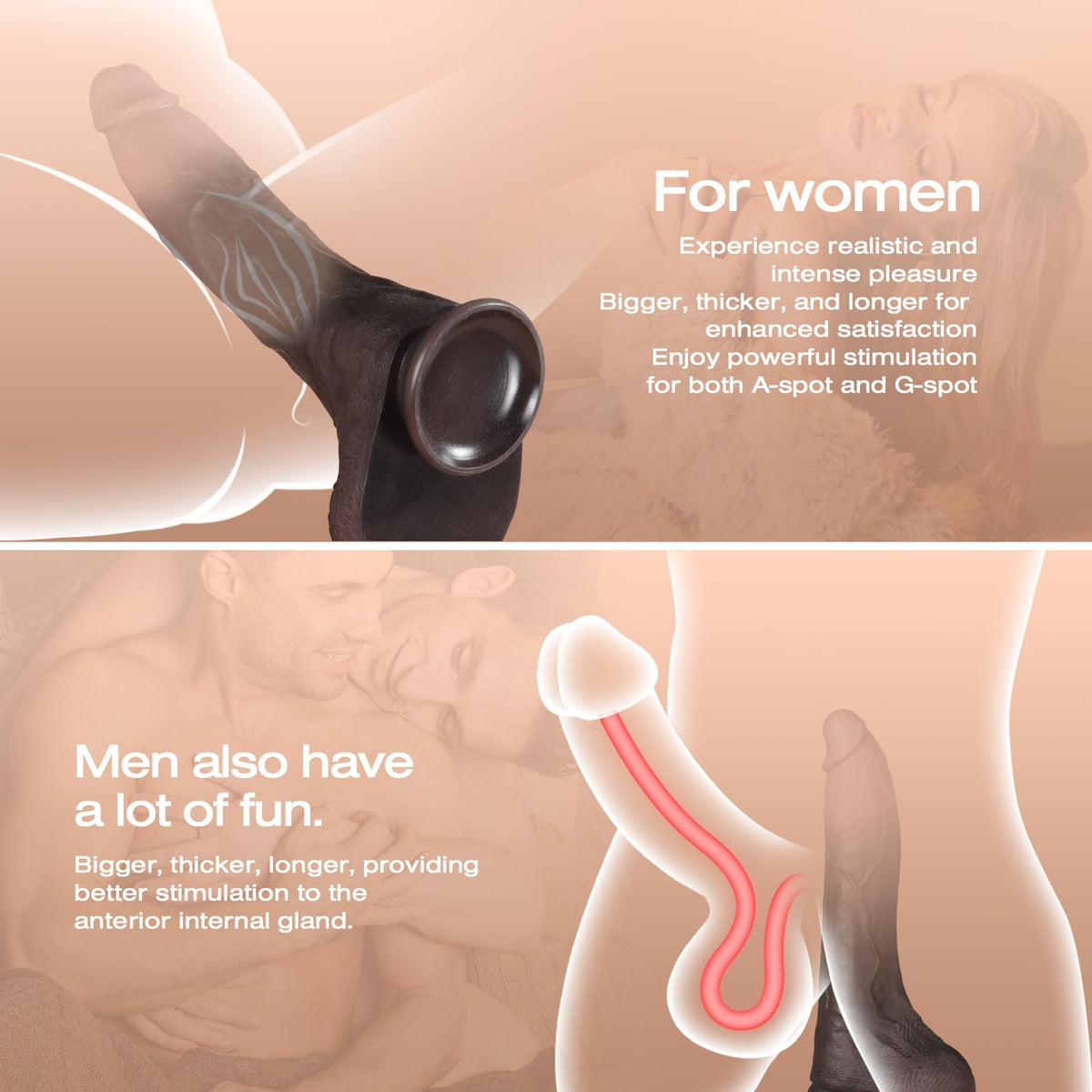 11.5 Inch Black Silicone Dildo R77933