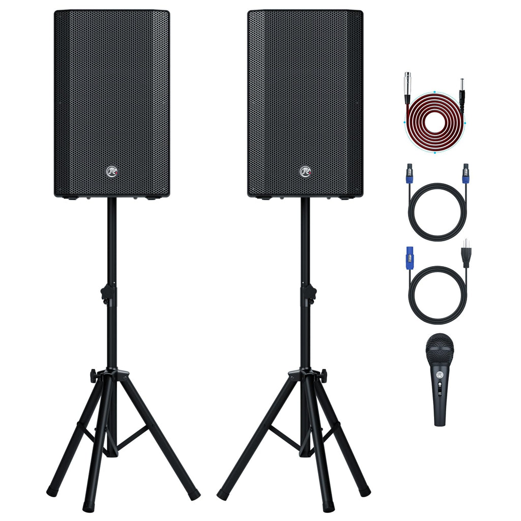 Dual 15" 2000W PA System with 2 Mic Inputs H73730