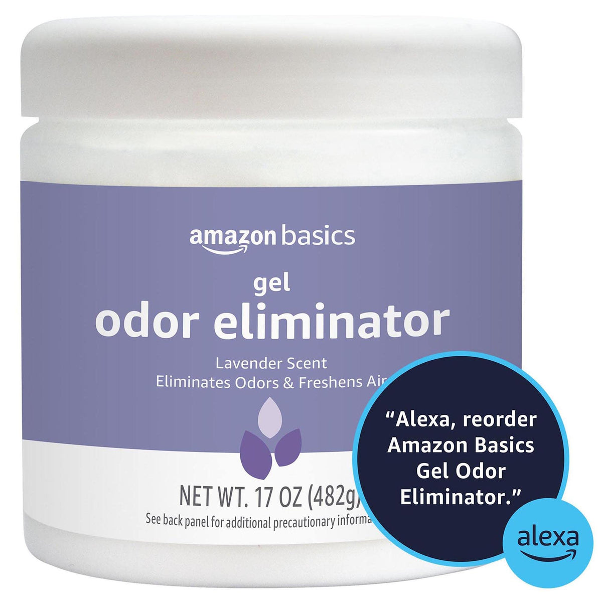 Gel Odor Eliminator, Activated Charcoal, Lavender Scent, 17 Oz B580778