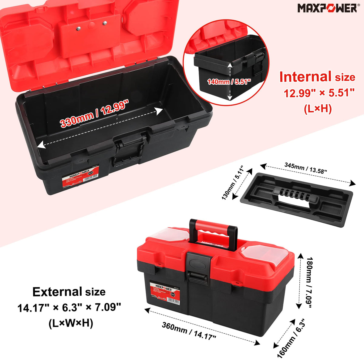 Small Plastic Tool Box with Handle Q884