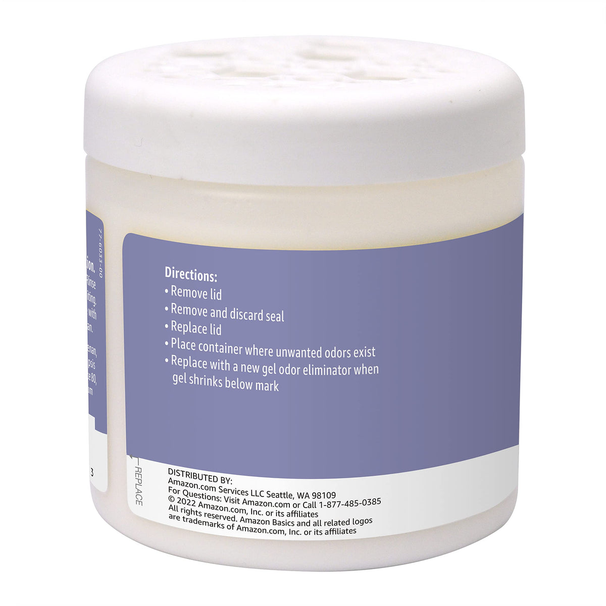 Gel Odor Eliminator, Activated Charcoal, Lavender Scent, 17 Oz B580778