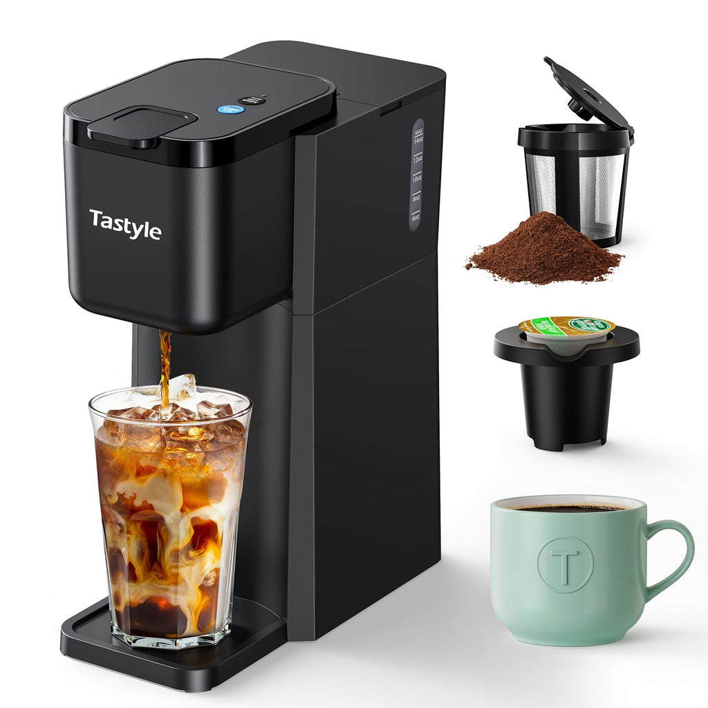 Mini Single Serve Hot and Iced Coffee Maker L577221