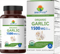 Organic Garlic 1500mg 90 Vegetarian Tablets U744684