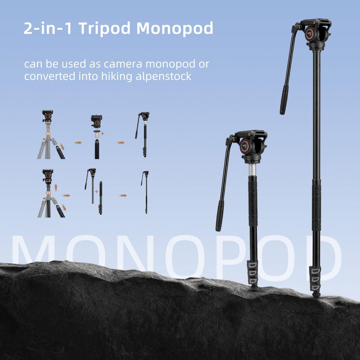 Carbon Fiber 4-Section Tripod M801067