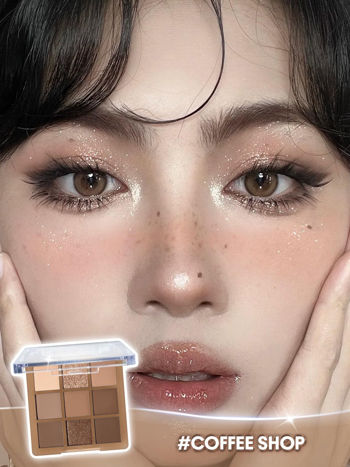 9-Color Shimmer & Matte Eyeshadow Palette X75330