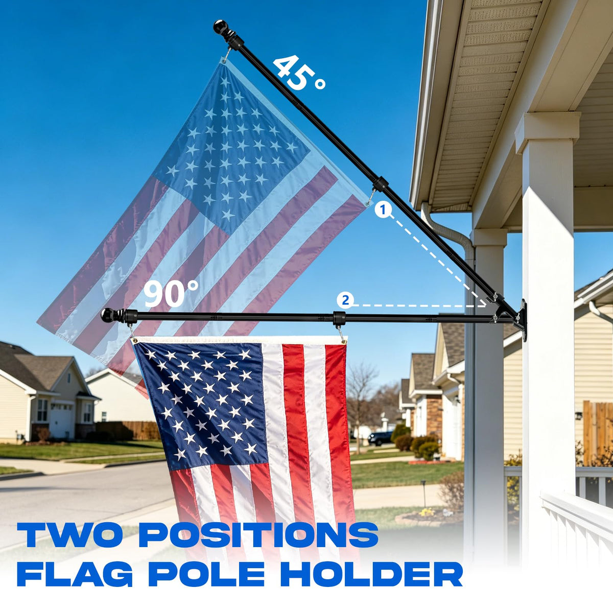 Stainless Steel Heavy Duty Flag Pole Kit A3164
