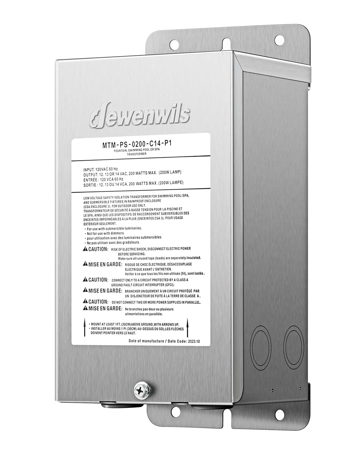 200W Low Voltage Pool Transformer T126