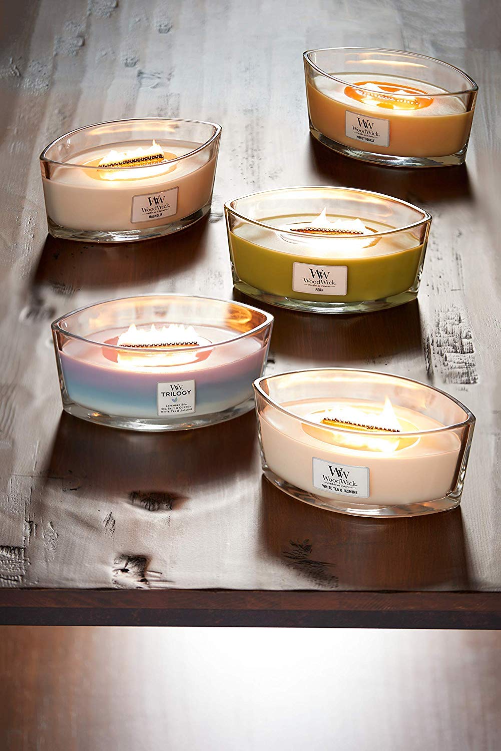 Large Hourglass Soy Blend Wax Scented Candle 16oz E5162