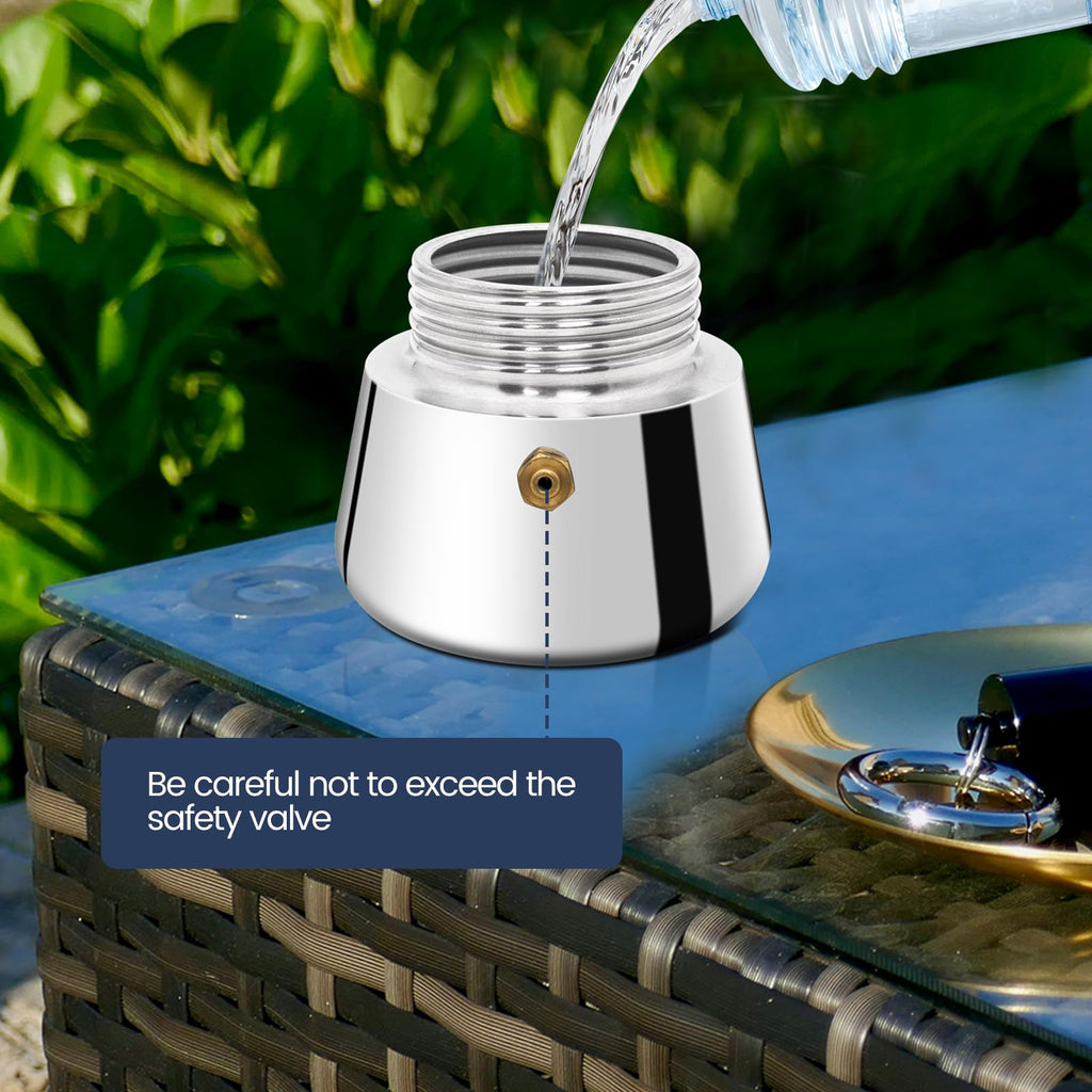 12 Cup Stainless Steel Moka Pot S4489