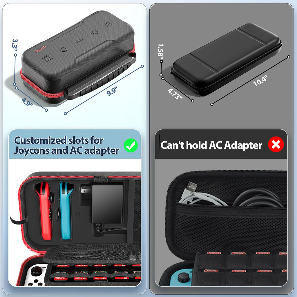 Red & Grey Portable Carrying Case O32775