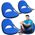 4 Pcs Adjustable Folding Portable Stadium Seats with Back I191286