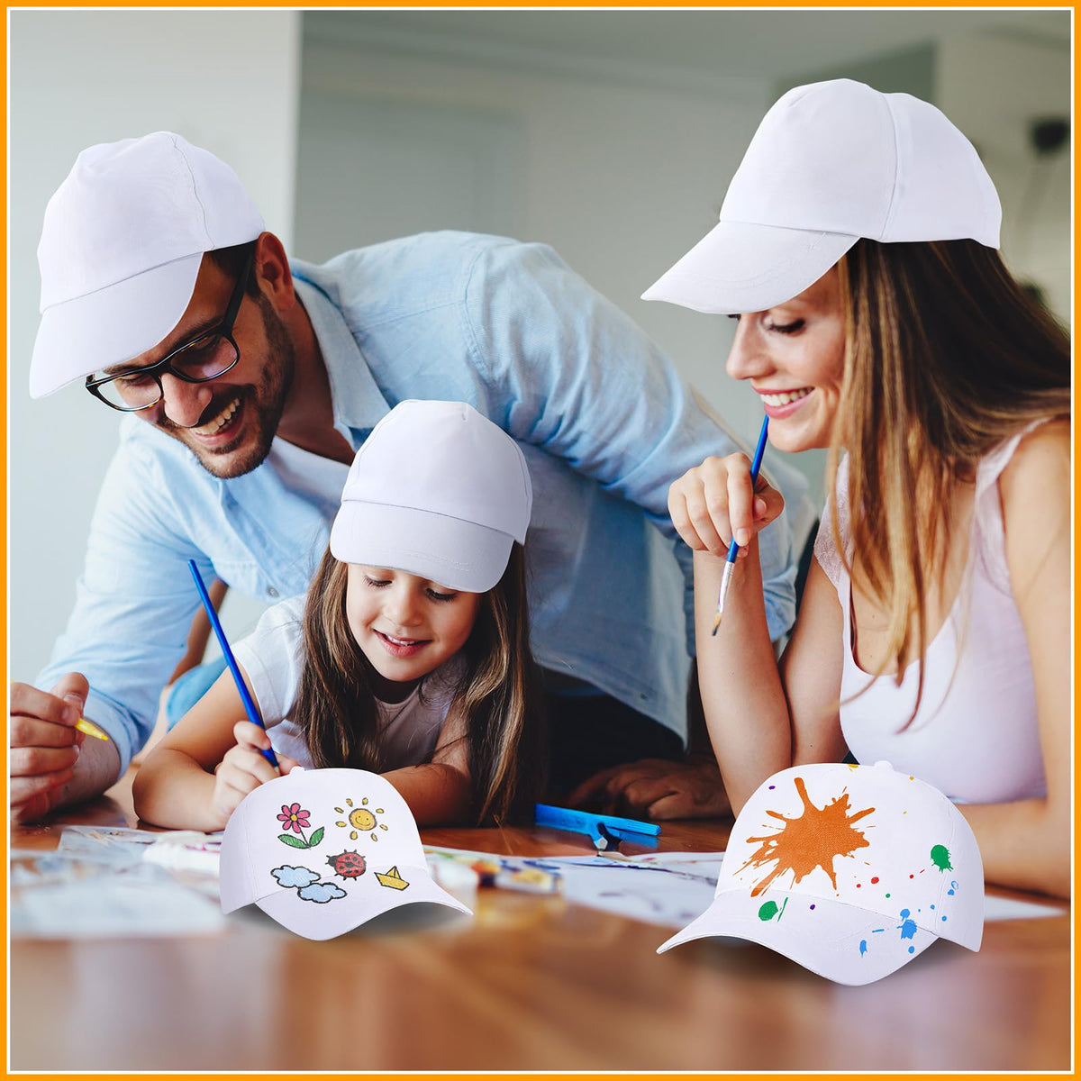 White Adjustable Baseball Hat C7607