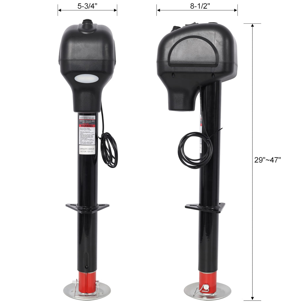 Electric Tongue Jack with 3500 Lbs Capacity I735