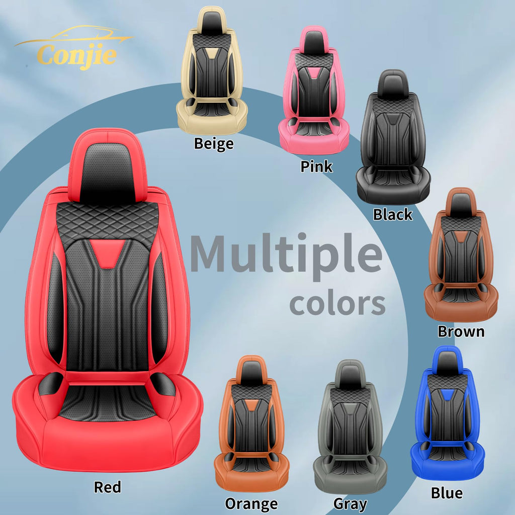 Car Seat Covers Red & Black N9992
