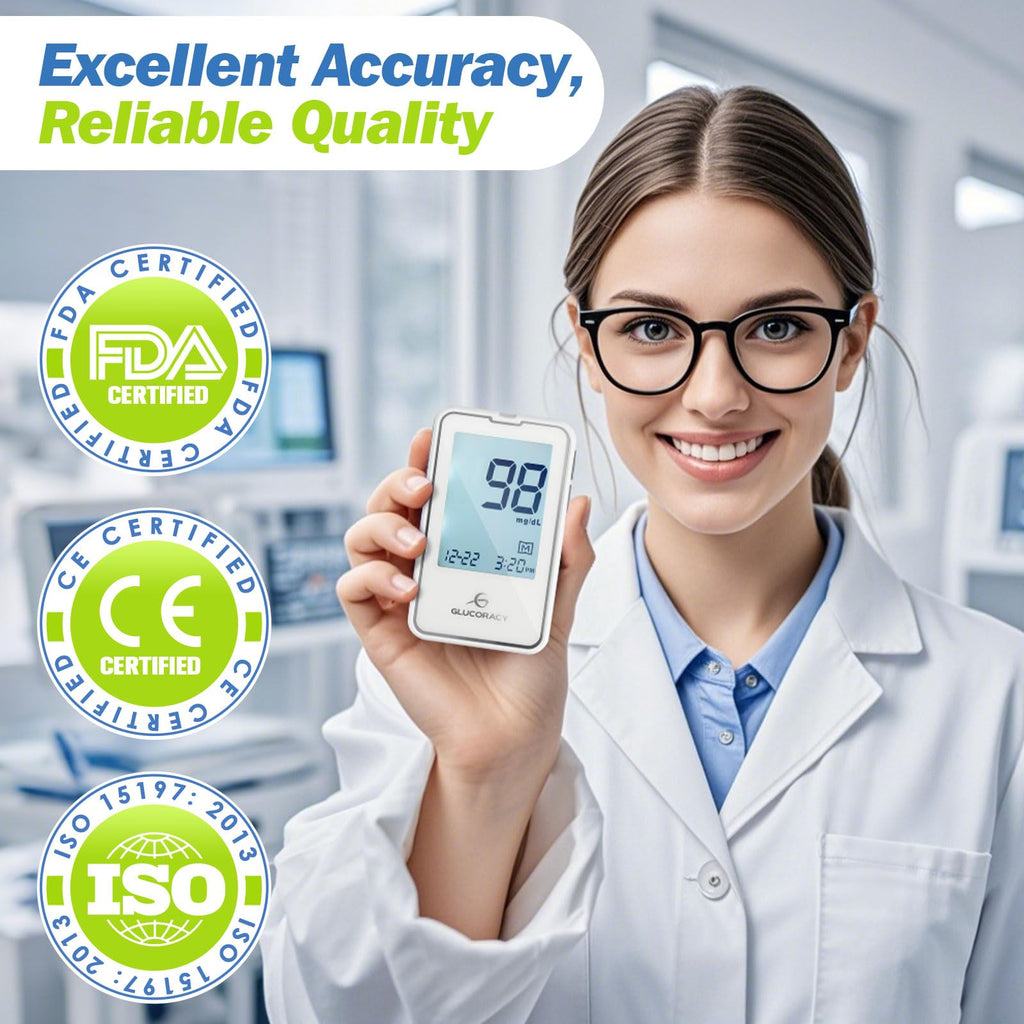 Blood Glucose Monitor Kit with 50 Test Strips J4578