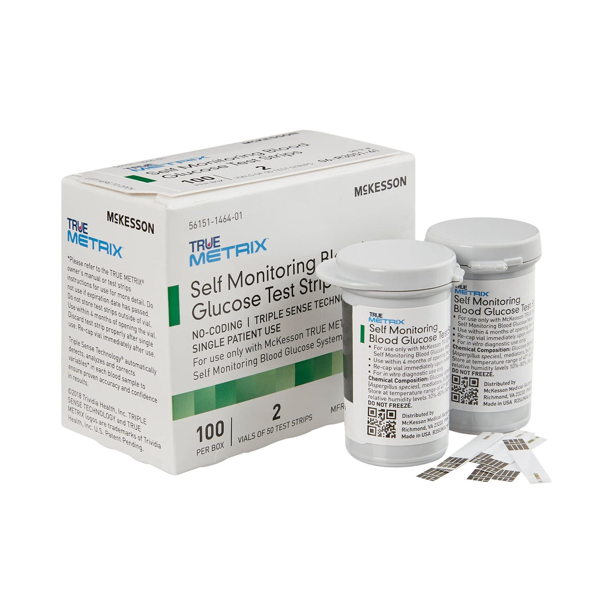 Blood Glucose Test Strips 100 Strips O892359