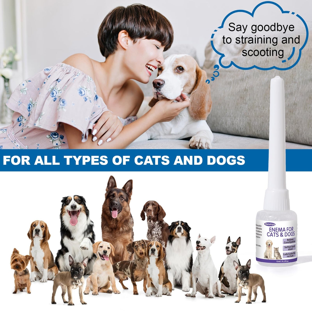 Disposable Enema for Cats & Dogs 6 mL Syringe 3 Pack R26424