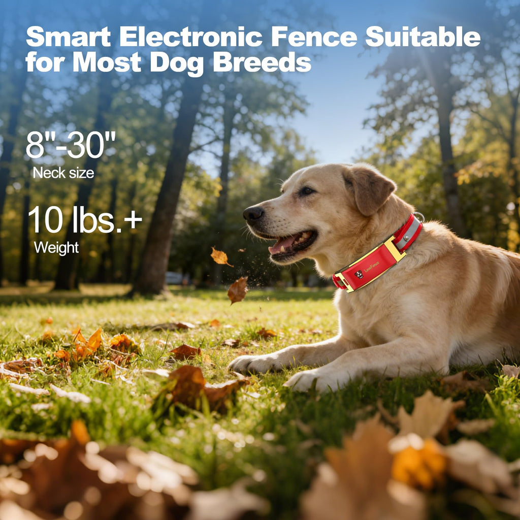 Red Wireless Electric GPS Dog Collar R3358