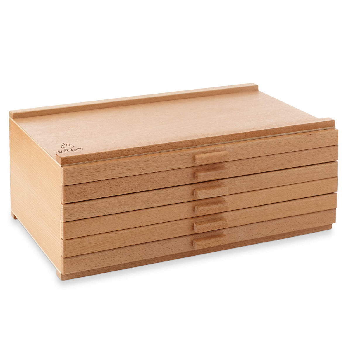 6 Drawer Wooden Artist Storage Box D27216