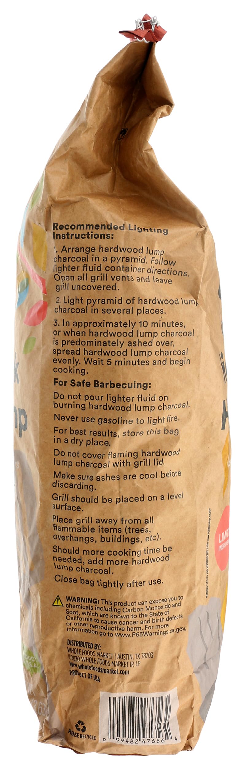 Charcoal Lump, 128 Ounce R255