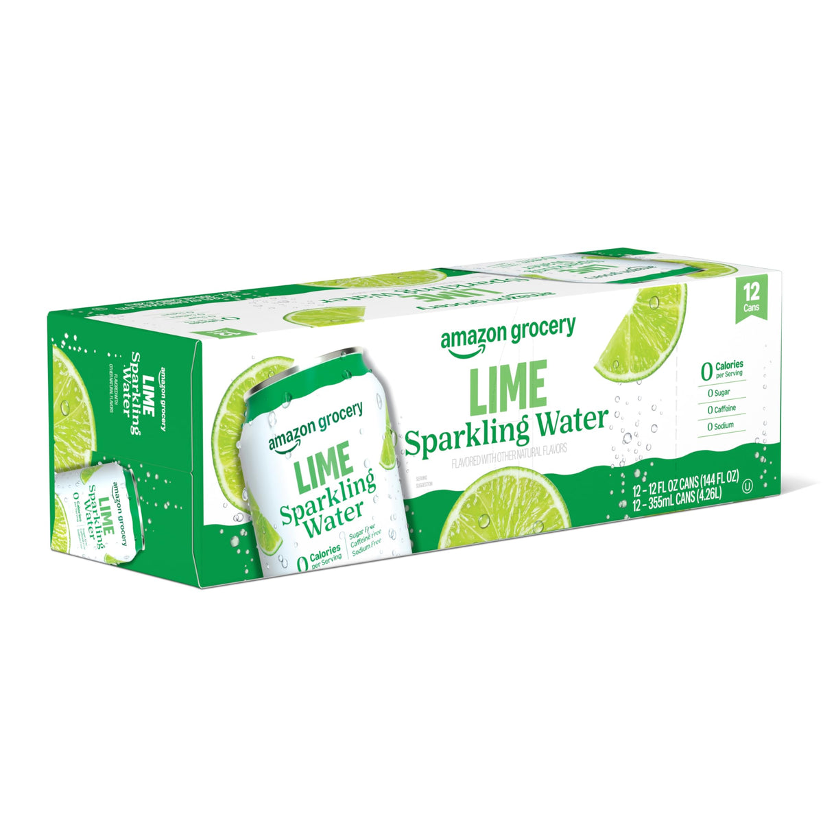 Sparkling Water Lime 12 Fl Oz 12 Cans Q276