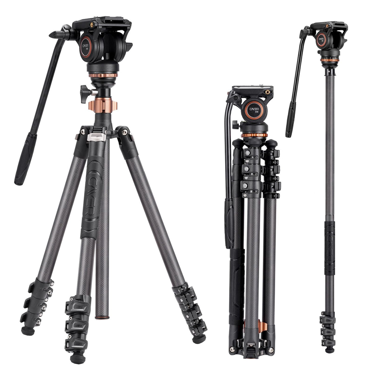 Carbon Fiber 4-Section Tripod M801067