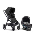 Convertible Stroller with Infant Car Seat Rich Black X2000