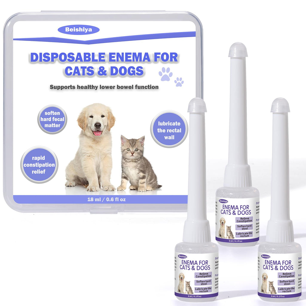 Disposable Enema for Cats & Dogs 6 mL Syringe 3 Pack R26424