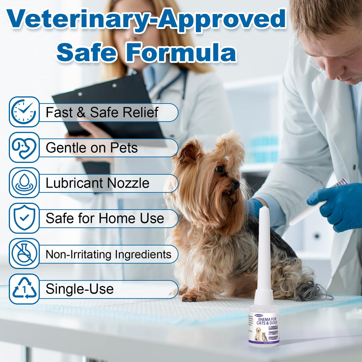 Disposable Enema for Cats & Dogs 6 mL Syringe 3 Pack R26424