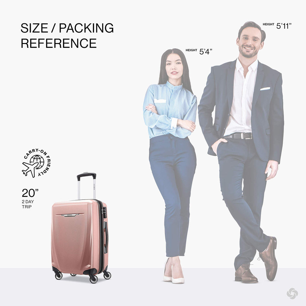 Hardside Carry-On 20-Inch Luggage with Spinners C538613