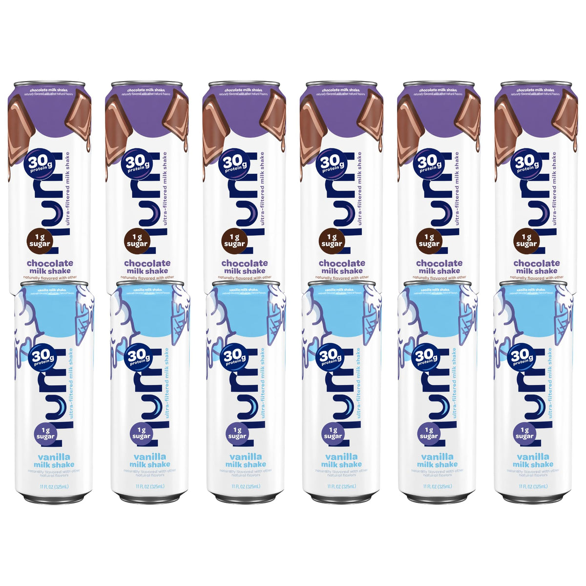 High Protein Shake Variety Pack, 30g Protein, 12 Pack J165035