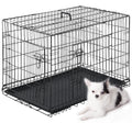 Black Metal Dog Crate R548612