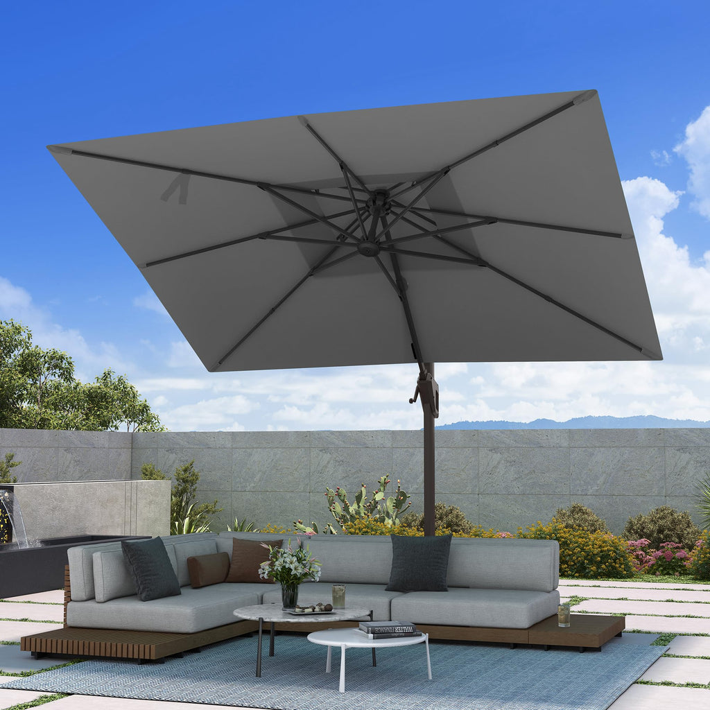 Cantilever Outdoor Patio Umbrella with Base A330501