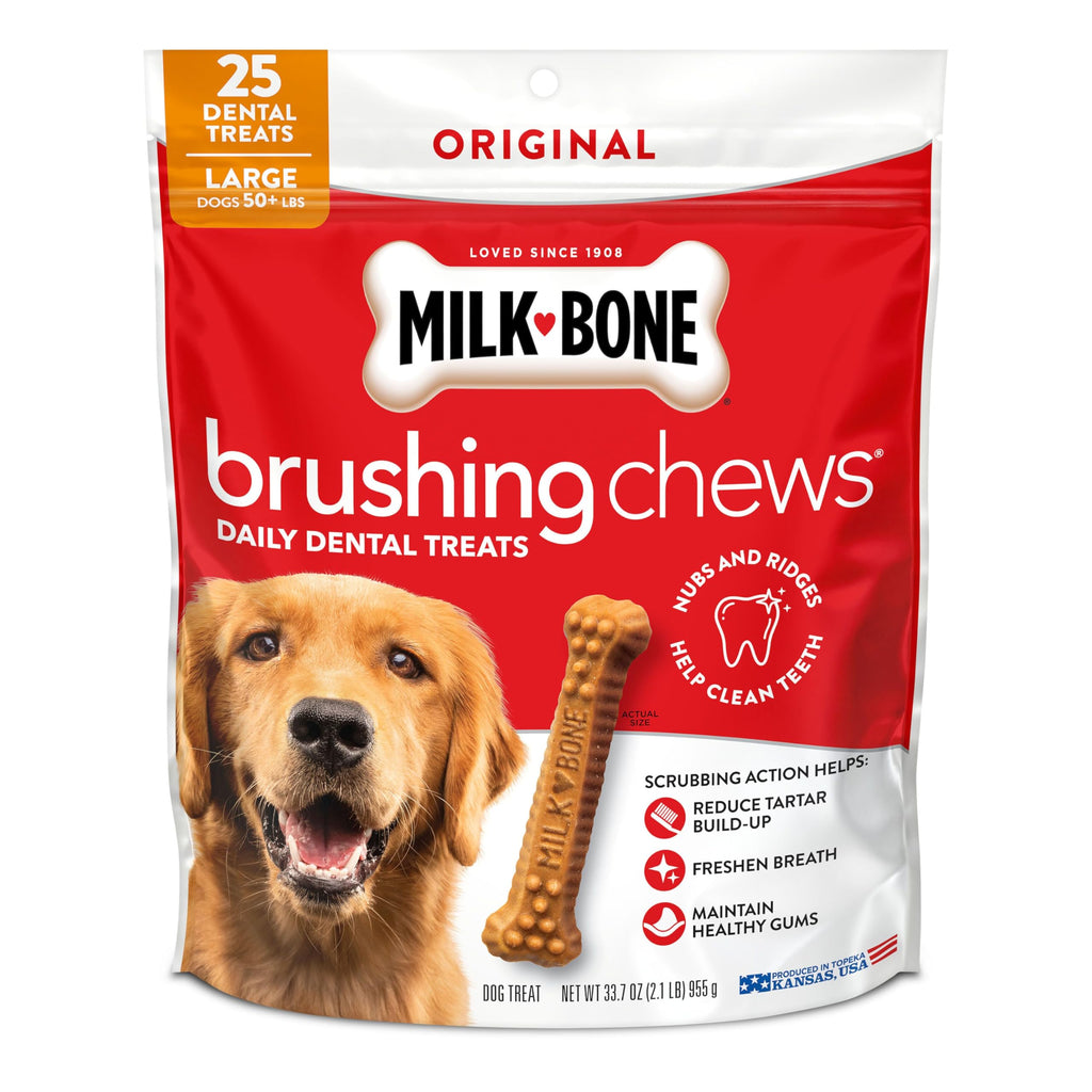Large Daily Dental Dog Chews 33.7 oz Bag S4457