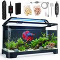 3.5 Gallon Acrylic Aquarium Starter Kit with Heater M151351