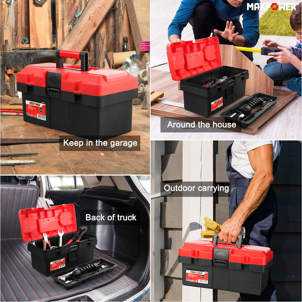 Small Plastic Tool Box with Handle Q884
