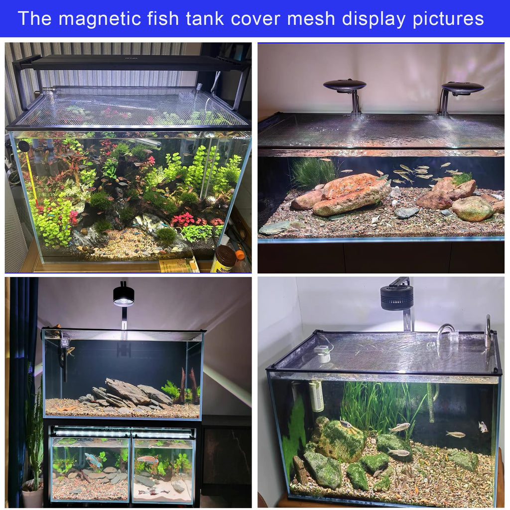 Magnetic Aquarium Anti-Jumping Net Cover G126599