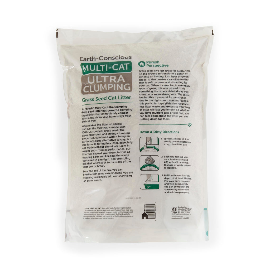 Unscented Clumping Grass Seed Cat Litter 10 lbs T456588
