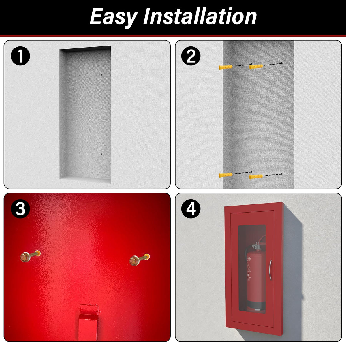 Recessed Wall Extinguisher Cabinet H963843