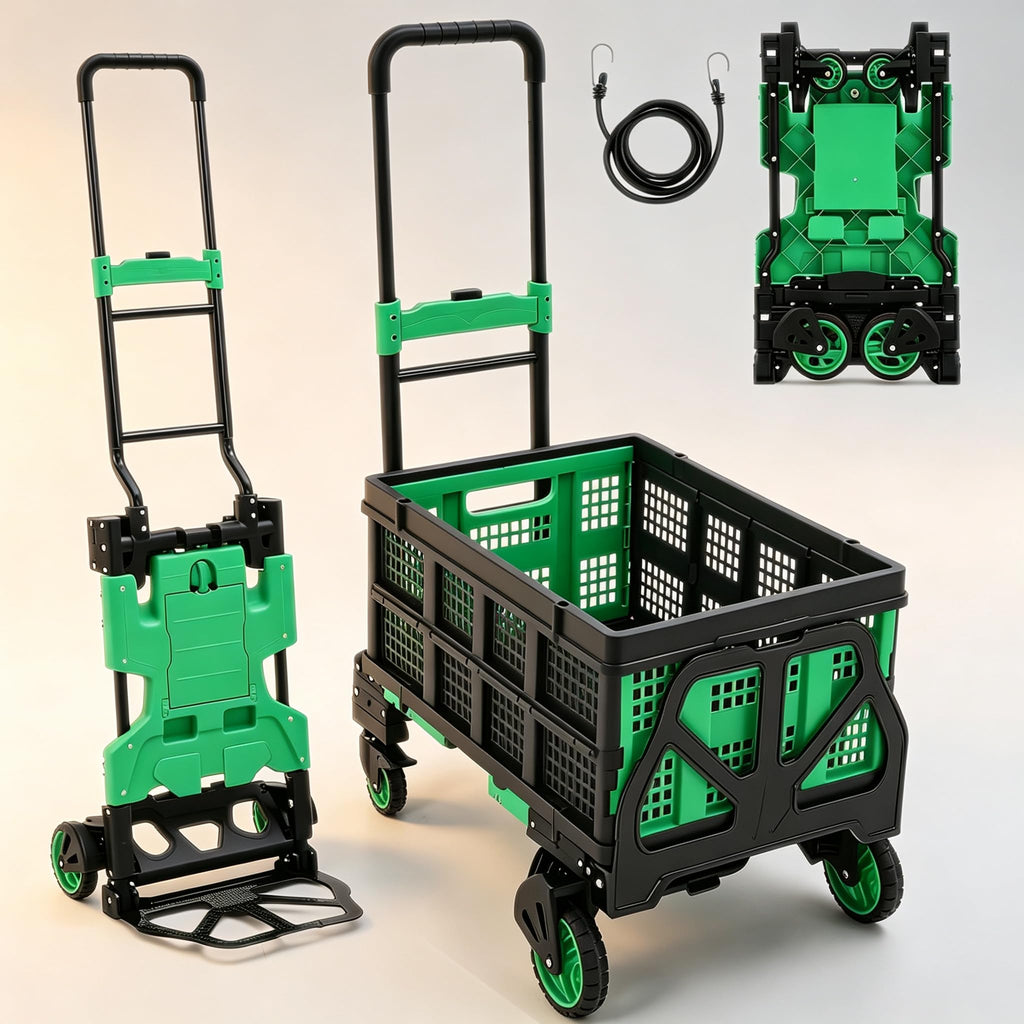 2-in-1 Folding Hand Truck with Basket I511661