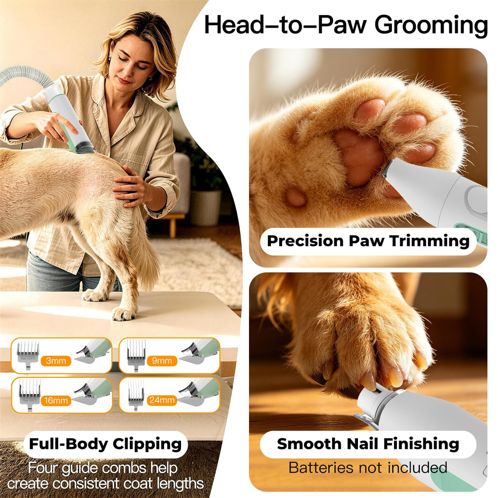 7-in-1 Dog Grooming Vacuum Kit U20922