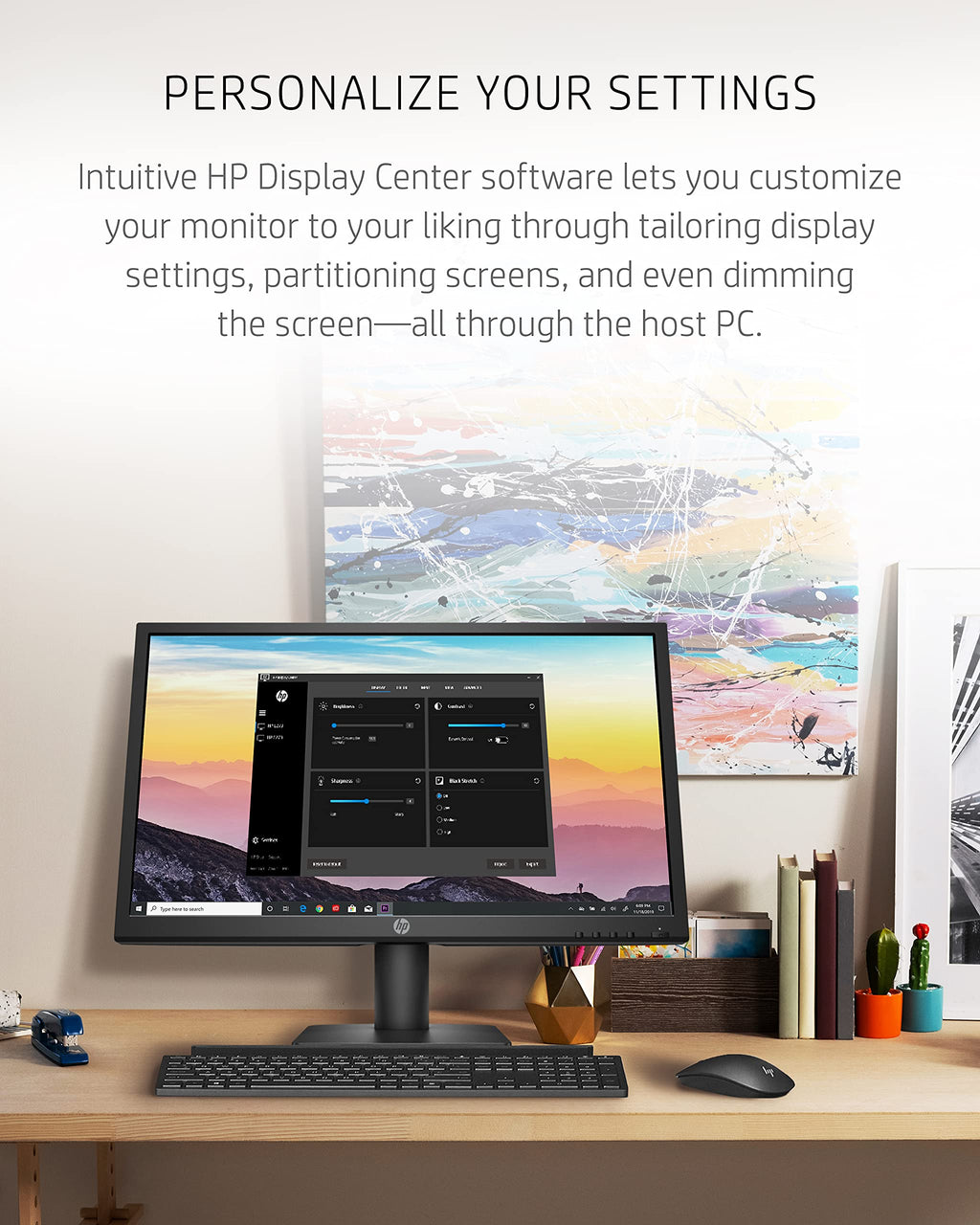 21.5-inch FHD 75Hz VA Monitor with HDMI & VGA Ports L49107