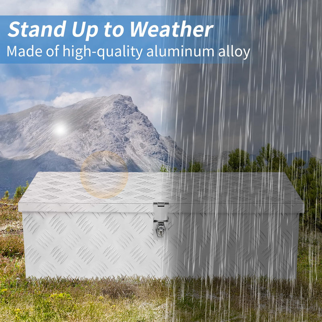30 x 14 x 10 inch Aluminum Truck Tool Box L666