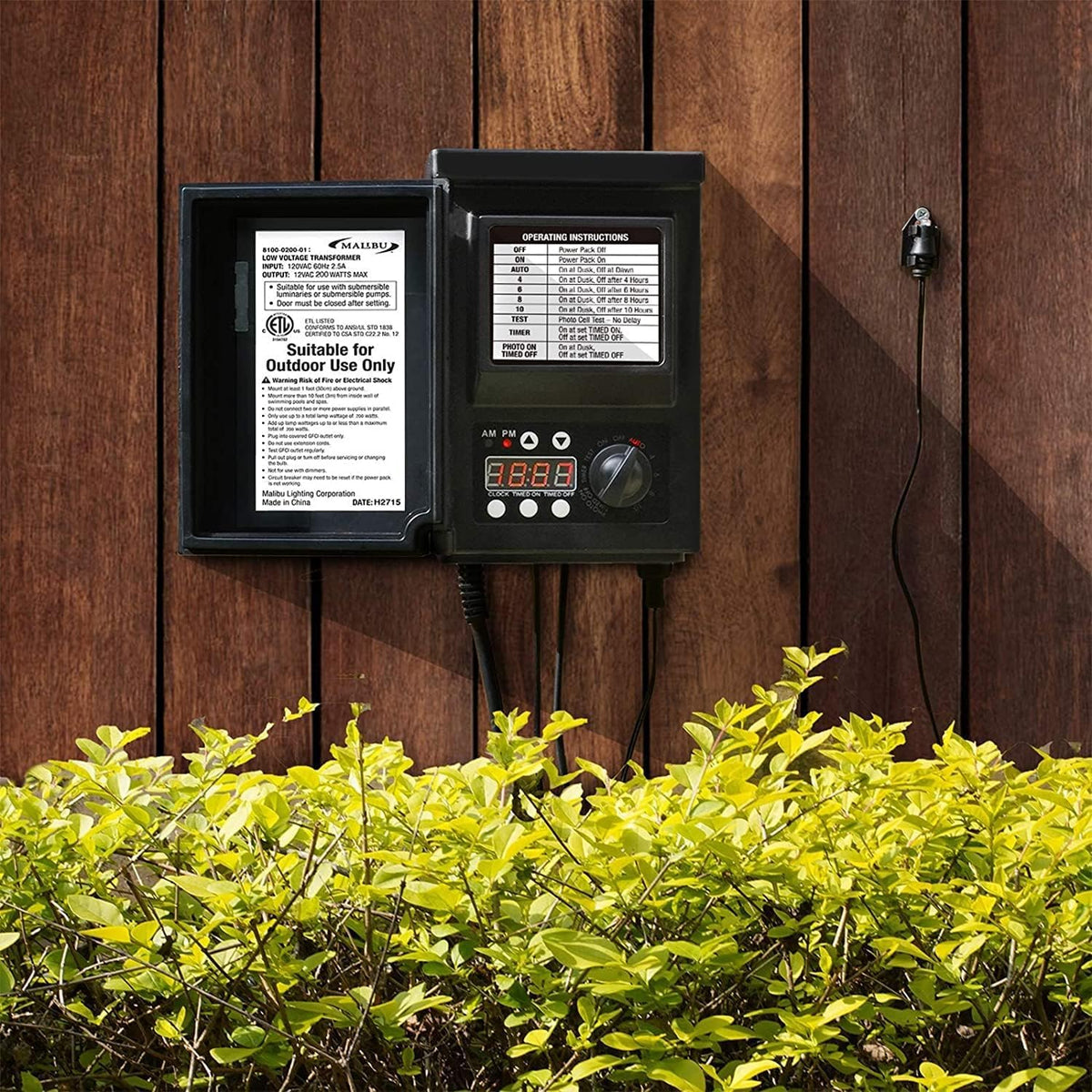 200W Low Voltage Landscape Lighting Transformer E248865
