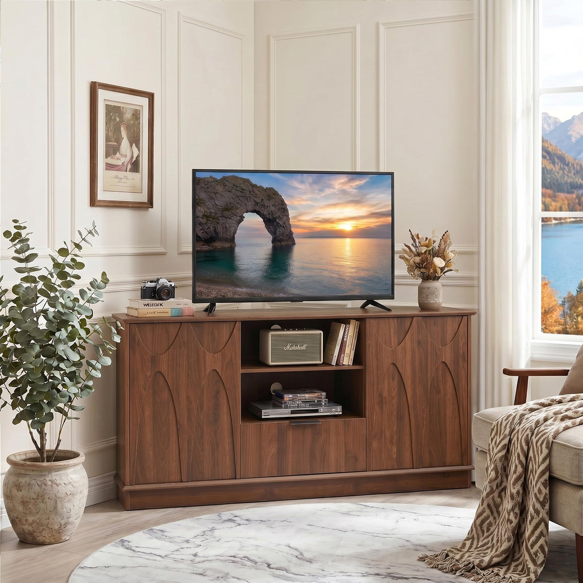 Corner TV Stand up to 65 inch U37955