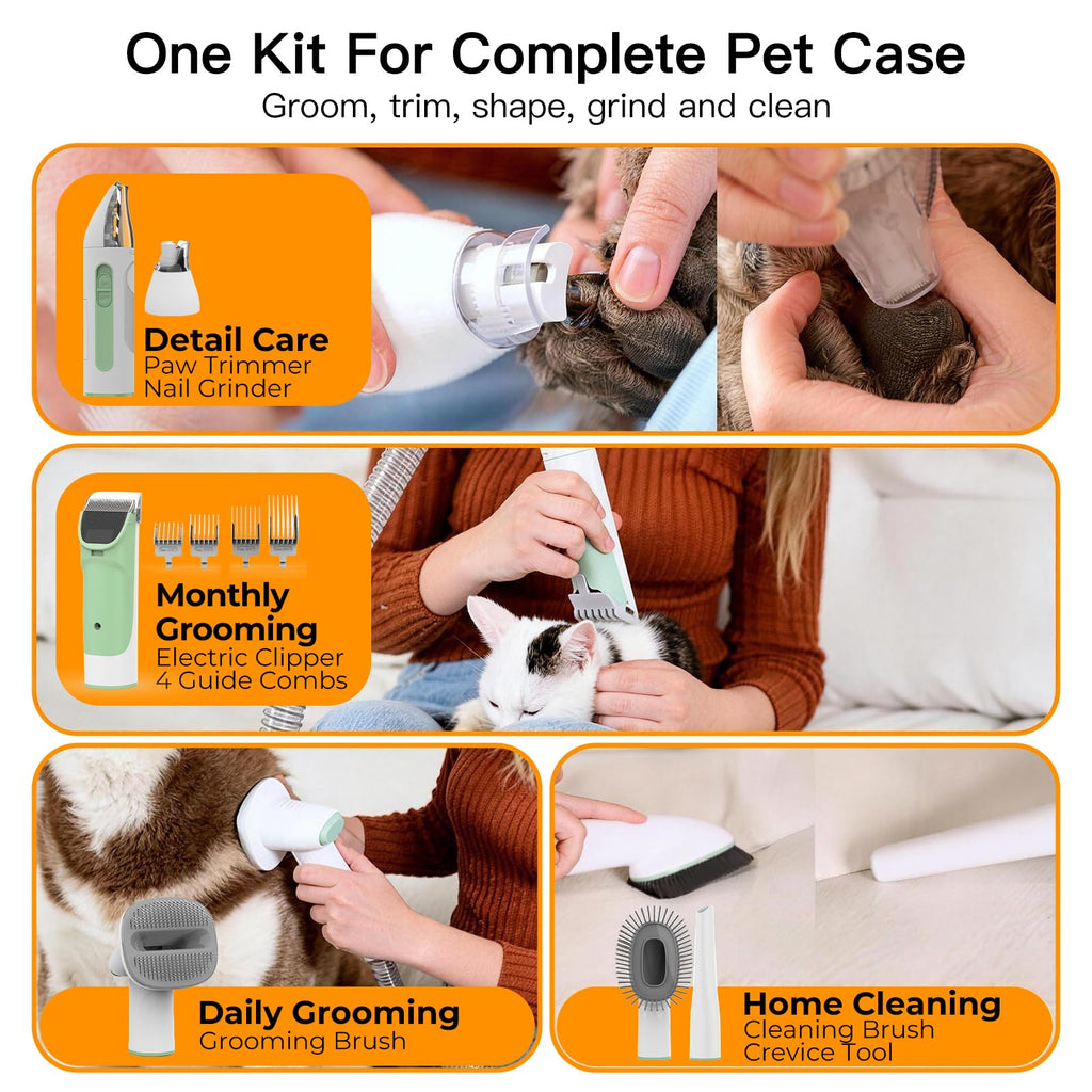 7-in-1 Dog Grooming Vacuum Kit U20922
