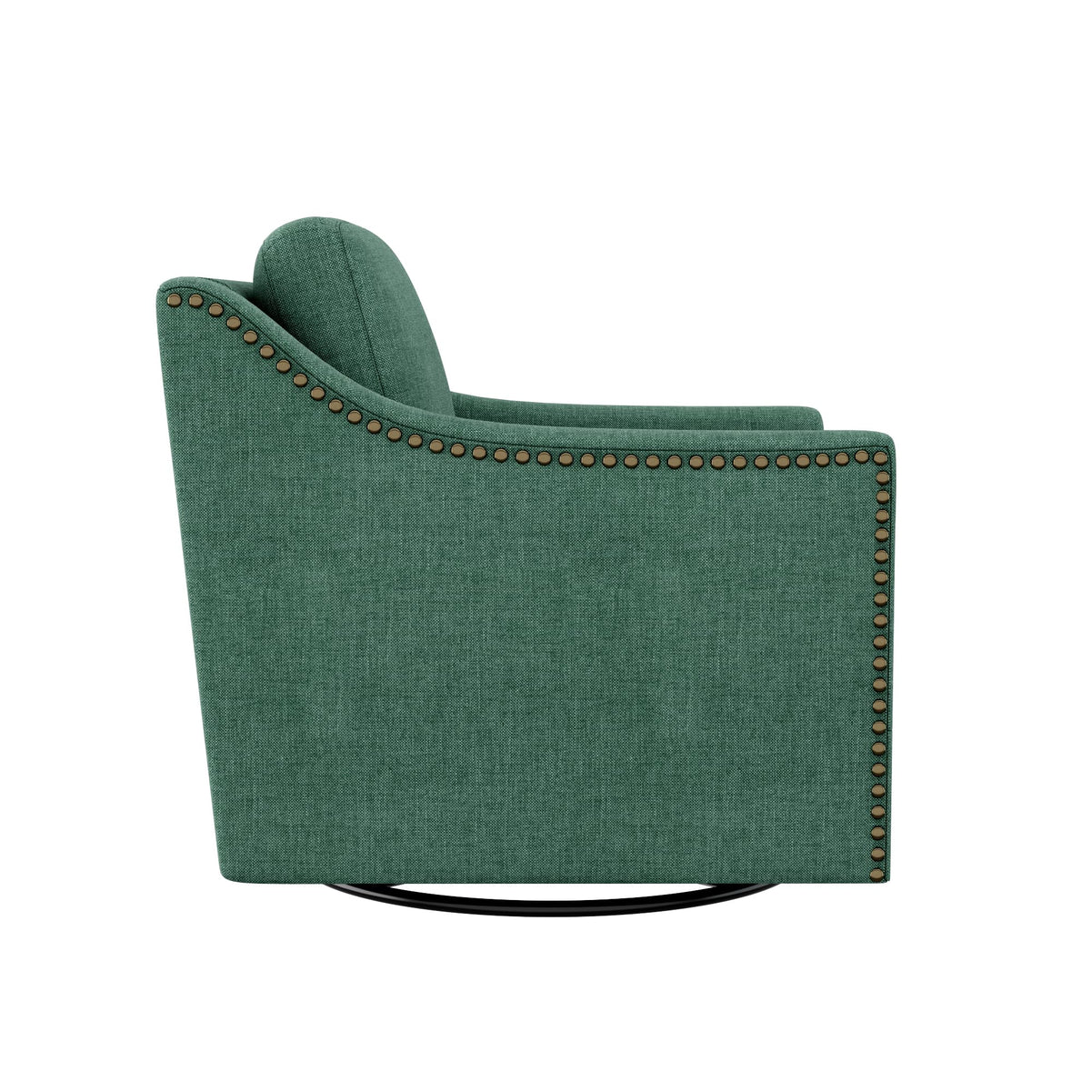 Swivel Accent Chair Set of 2 Green Armchair P560281