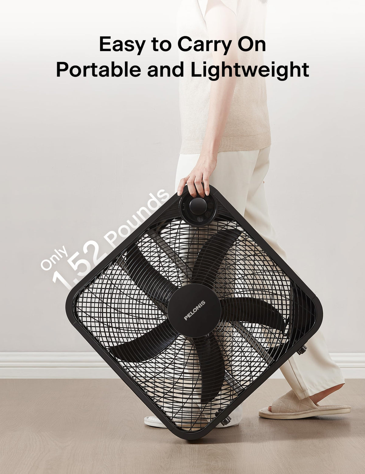 20 Inch 3 Speeds Box Fan P737706
